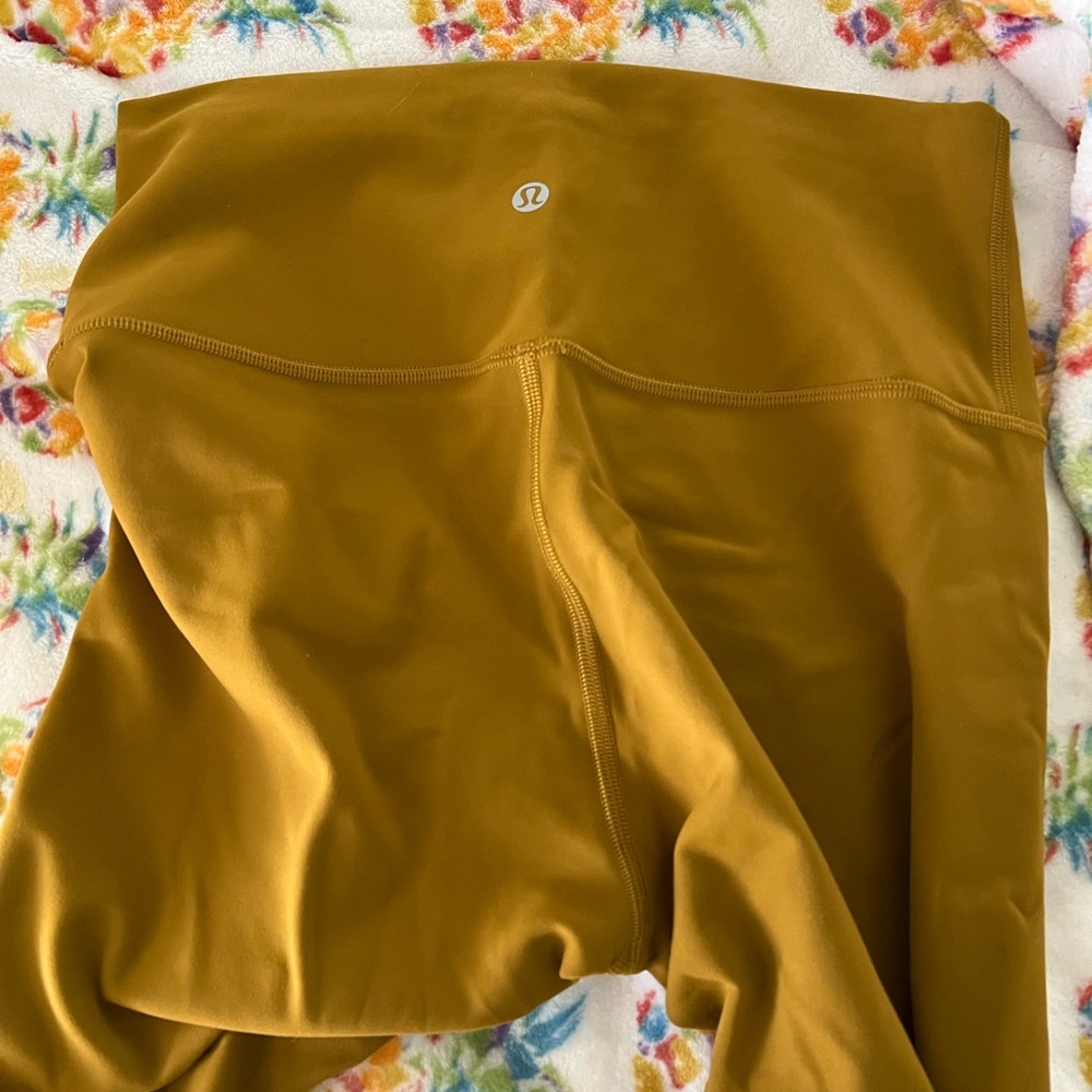 lululemon athletica Mustard Leggings
